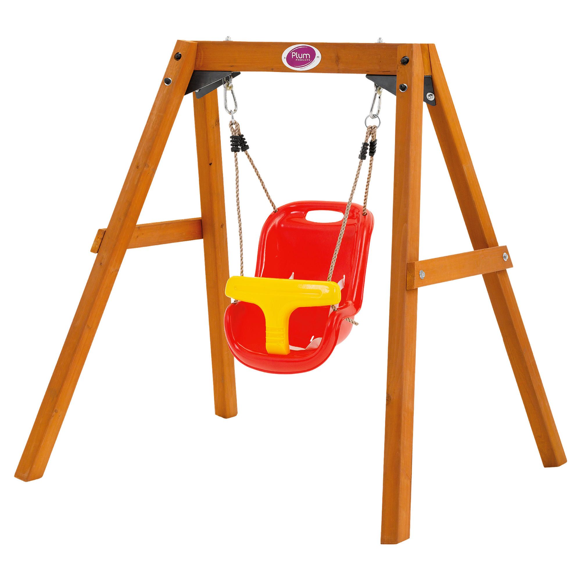 Bush Baby Wooden Garden Swing Set