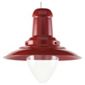 Tesco Lighting Fishermans Spun Metal Pendant, Light Red