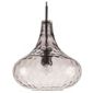 Tesco Lighting Lausanne Glass Pendant - Smoke Grey