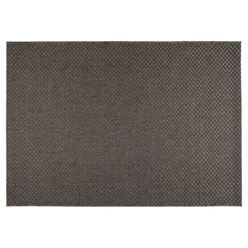 Image of Tesco Rugs Textured Flatweave Rug Mocha 160x230cm