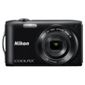 Nikon S3300 Digital Camera 2.7" LCD, Black