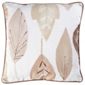 Tesco Cushions Watercolour Leaf Cushion, Natural