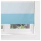 Horizontal Stripe Blackout Roller Blind 60cm Duck Egg
