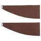 Tesco Plain Canvas Tiebacks, Choc