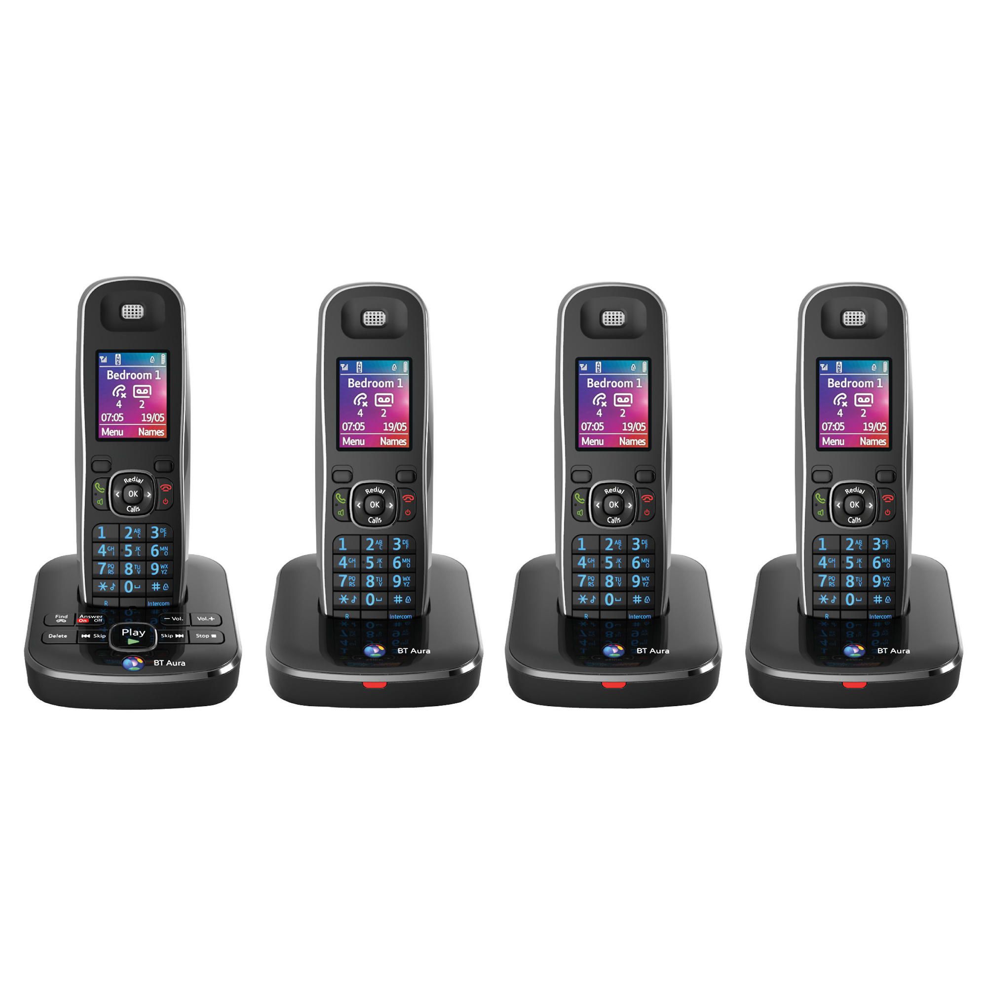 BT Aura 1500 cordless Telephone - Set of 4