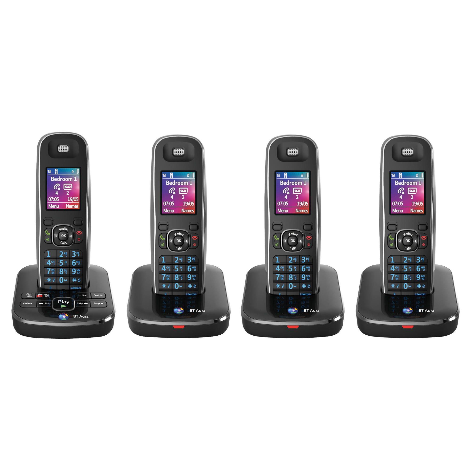 BT Aura 1500 cordless Telephone – Set of 4