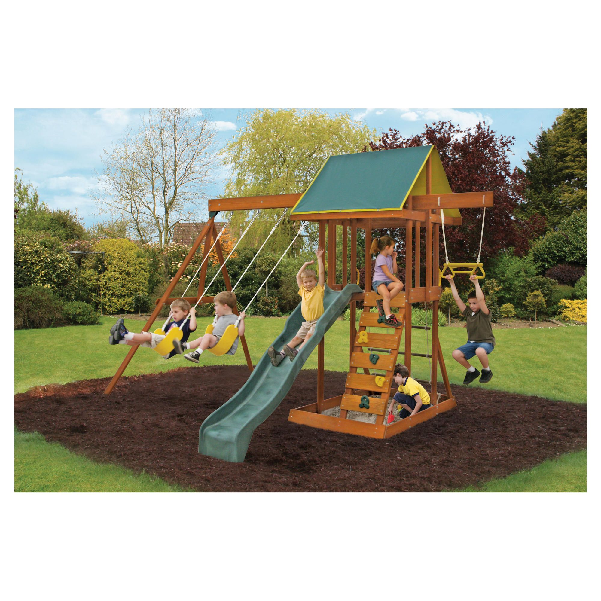 Selwood Meadowvale Wooden Playset at Tescos Direct