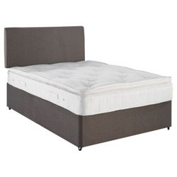 Airsprung Essentials Comfort Tufted Pillowtop Double Non Storage Divan Bed