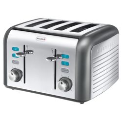 Breville VTT413 Opula Collection Moonstone 4 Slice Toaster