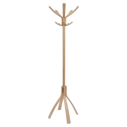 Image of Caf-- Coat Stand With 10 Hooks, Beech Effect