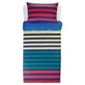 Tesco Kids Rugby Stripe Single Duvet Set