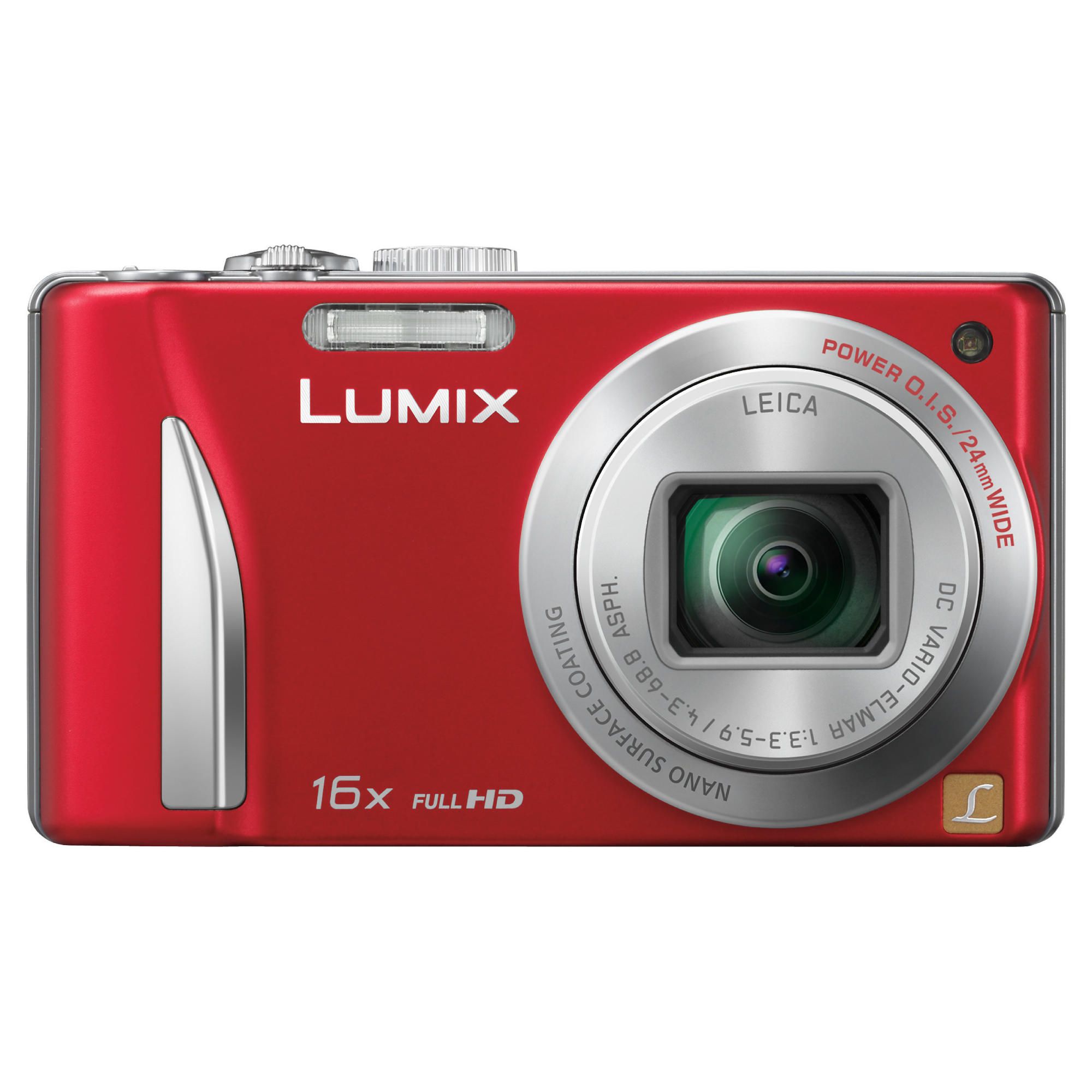 Panasonic TZ25 Red Digital Camera
