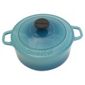 Chasseur 26cm Round Cast Iron Casserole, Bora Bora