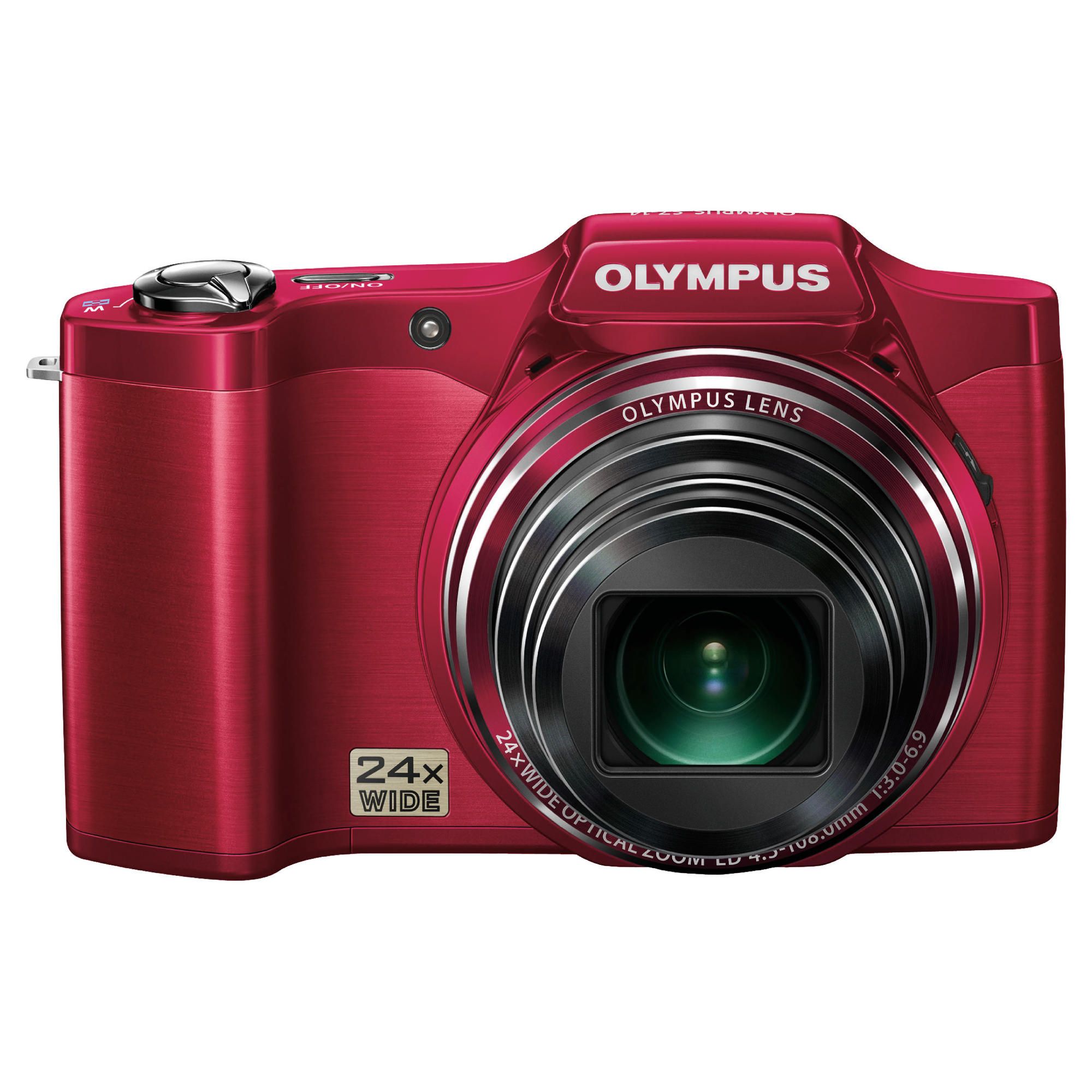 Olympus SZ-14 Digital Camera 3" LCD, Red
