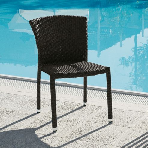 Image of Varaschin Cafeplaya Dining Chair By Varaschin R And D (set Of 2) - Dark Brown - Piper Canvas
