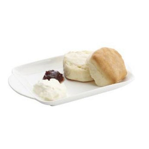 Image of White Basics Devonshire Rect Serving Plate 19 X 15 Cm