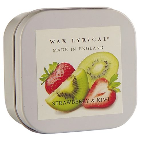 Image of Wax Lyrical Strawberry And Kiwi Filled Tin Candle