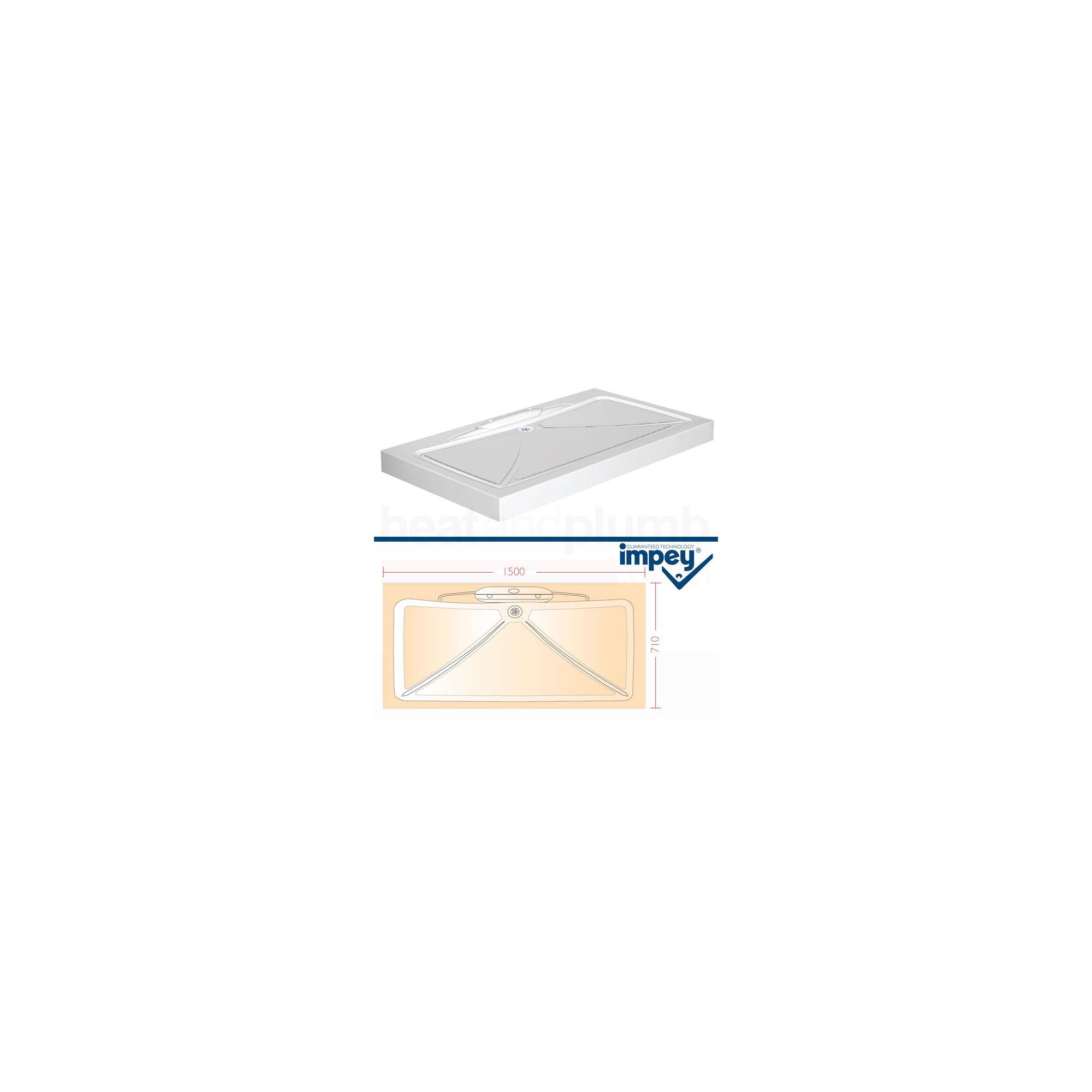 Impey Mendip Shower Tray 1500mm x 710mm at Tesco Direct