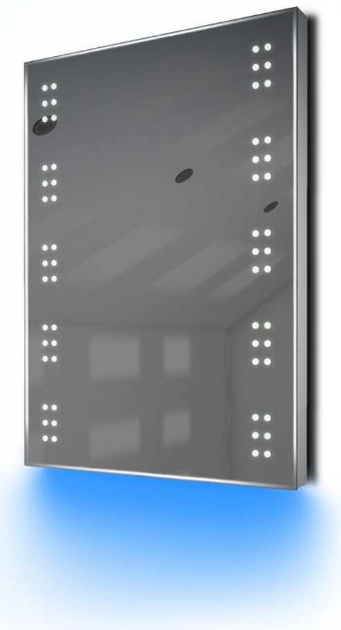 Image of Ambient Shaver Led Bathroom Illuminated Mirror With Demister Pad & Sensor K11sb
