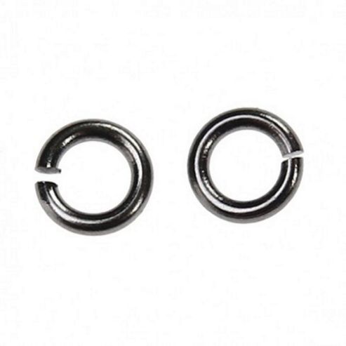 Image of Round Jump Rings 5mm - Black - 30 Pack