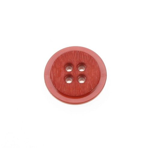 Image of Dill Buttons 30mm Round Rebate Red