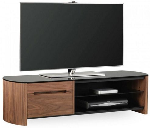 Image of Alphason Fw1350cb Walnut Veneer Tv Stand