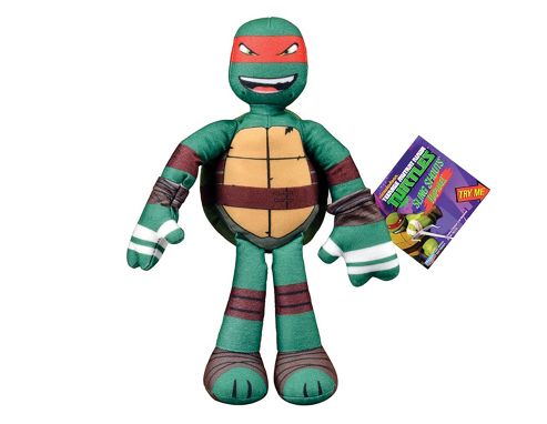 Image of Teenage Mutant Ninja Turtles Sling Shouts 9" Plush Raphael Red