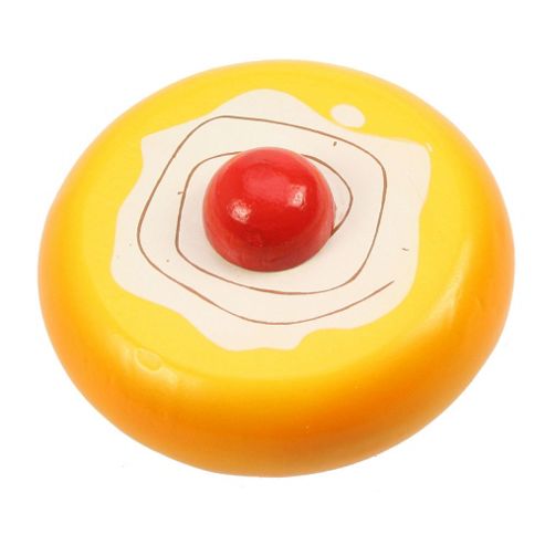 Image of Bigjigs Toys Bjf142 Wooden Play Food Belgium Bun (pack Of 2)