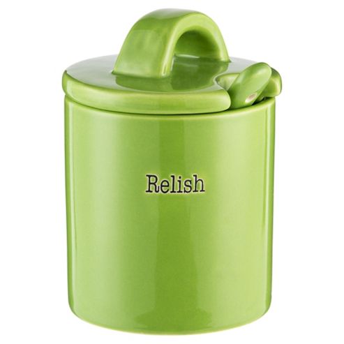 Image of Relish Jar With Spoon