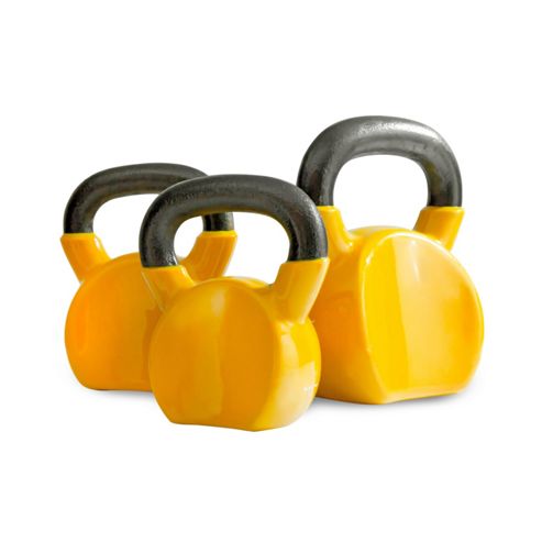 Image of Bodymax 8kg Wrist Safe Kettlebell - Cast Iron Vinyl Coated