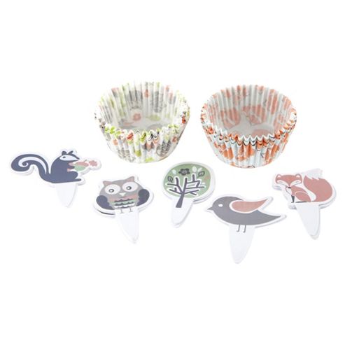 Image of Tesco Cupcake Set, 48 Piece