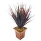 Plum Grasses in Bronze Lustre Planter