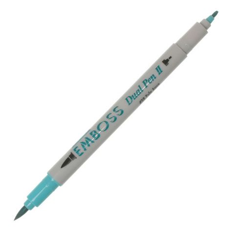 Image of Dual Emboss Pen 2 Pale Aqua