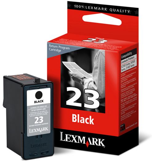 Image of Lexmark 23 Black Return Programme Print Cartridge