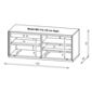 Triskom TV Cabinet - Black