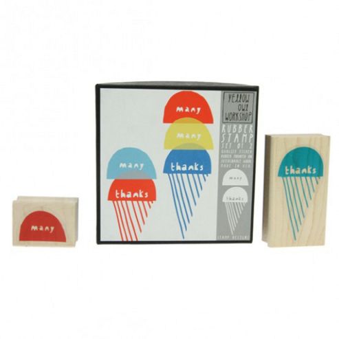 Image of Yellow Owl Workshop Stamp Set - Many Thanks