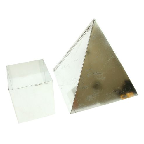 Image of Metal Candle Mould - Pyramid 150mm