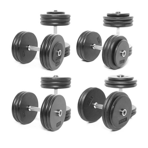 Image of Body Power Pro-style Dumbbells Set B: 27.5-35kg