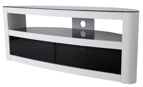 Image of Avf Burghley Fs1250 White Tv Stand