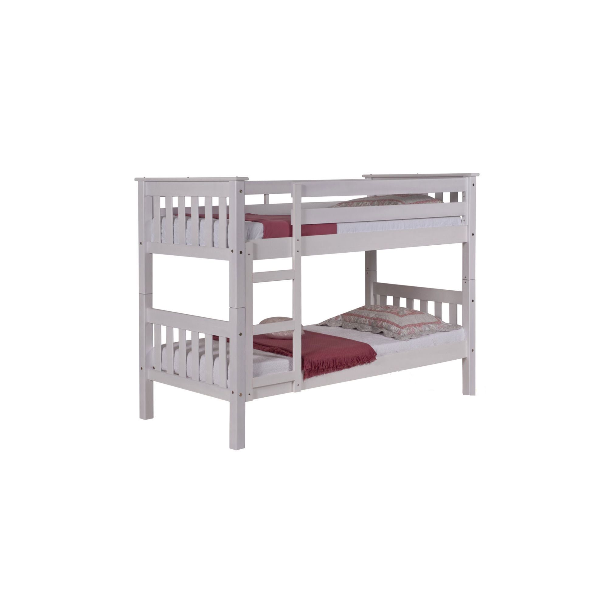 Verona Barcelona Short Length Kids Bunk Bed - Small Single - Whitewash at Tesco Direct