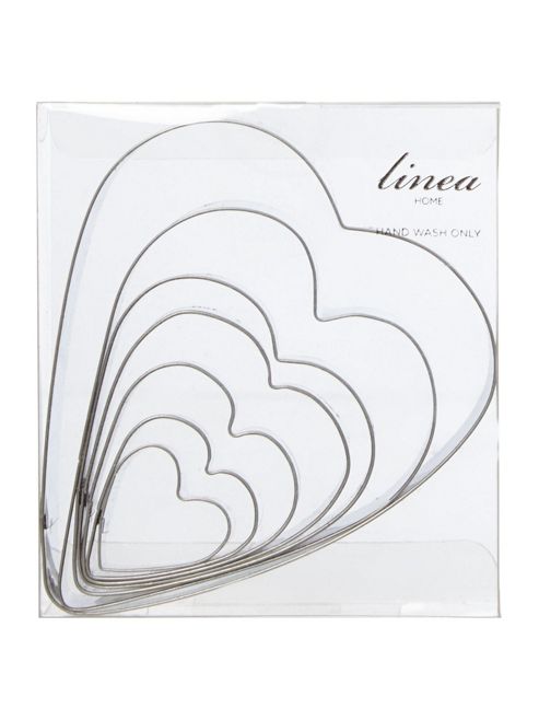 Image of Linea Heart Shaped Cookie Cutters