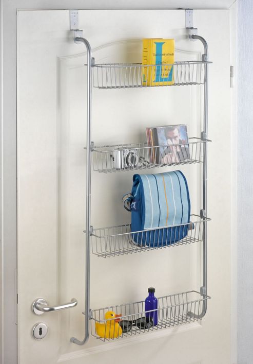 Image of Wenko Door Rack With 4 Shelves