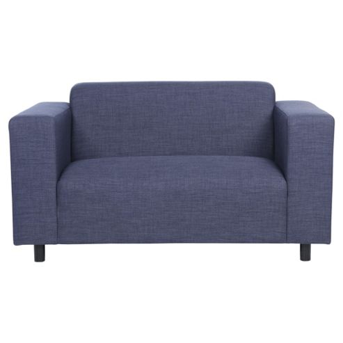 Image of Stanza Fabric Small Sofa Indigo