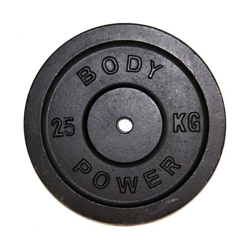 Image of Body Power Cast Iron Standard Discs 25kg (x2)