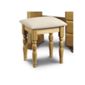 Julian Bowen Pickwick Dressing Table Stool in Solid Pine