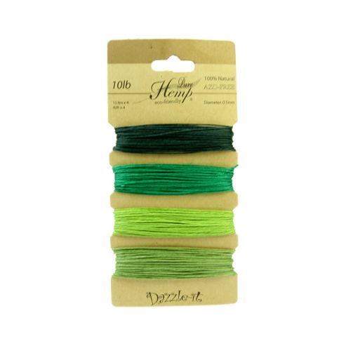 Image of Pure Hemp 0.5mm Shades Of Emerald