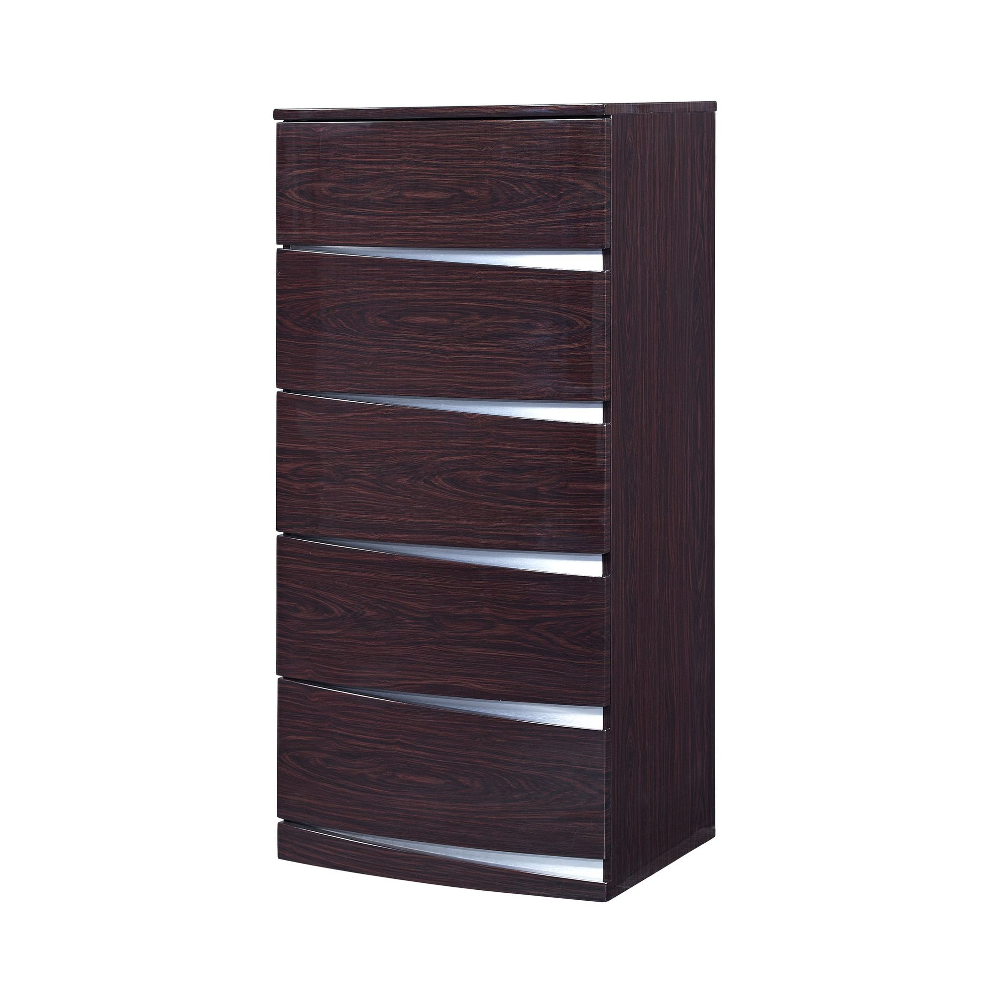 Furniture Link Plaza 5 Drawer Chest - Walnut at Tescos Direct