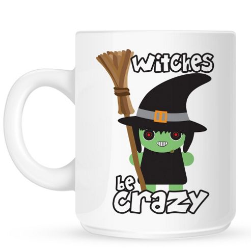 Image of Witches Be Crazy 10oz Ceramic Mug