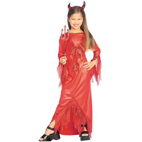 Image of Devilish Diva - Child Costume 11-12 Years