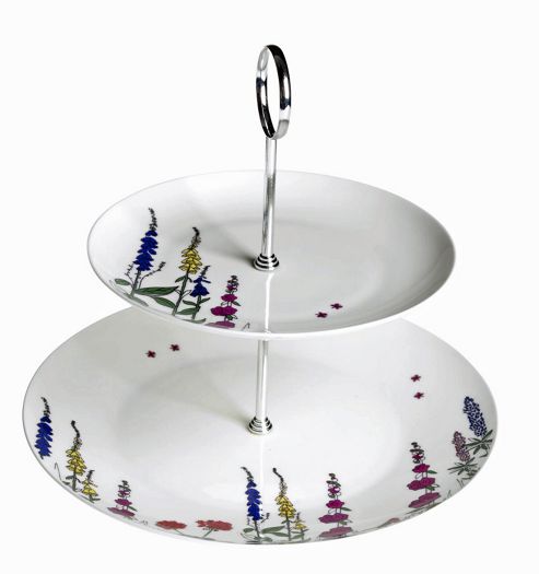 Image of Tea With Bea Cottage Garden Two Tier Cake Stand